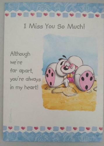 Diddl miss you - you,
