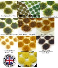 Small 4mm Static Grass Tufts