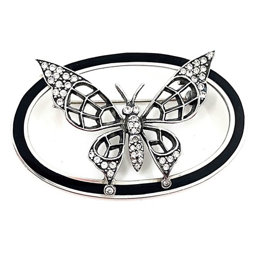 Butterfly brooch pin sterling - butterfly,