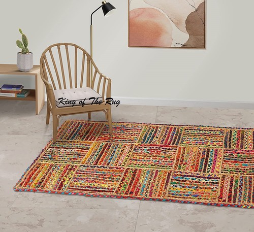 Rug carpet jute cotton - carpet,