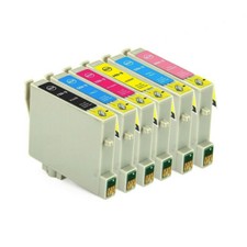 Set of 6 Ink Cartridges For Epson Stylus Photo R300 Printer