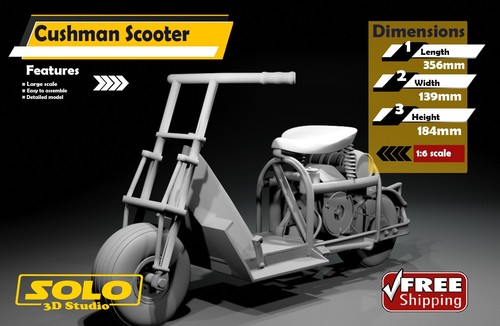 Scale british wwii cushman - scale,