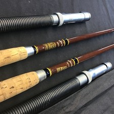 2 x Hardy Saltwater 7' Sea Fishing Rods 20lb & 30lb Detatchable Butts Fuji rings