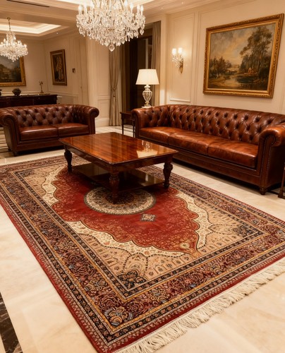 Silk rug 220cm 160cm persian - silk, x
