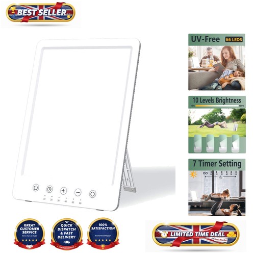 White led therapy lamp - white,