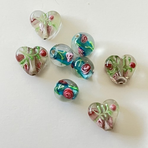 Vintage lampwork beads - lampwork,