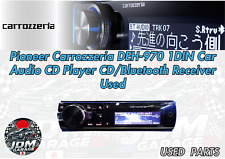 Pioneer Carrozzeria DEH-970 1DIN Car Audio CD Player CD/Bluetooth Receiver Used