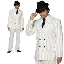 Adult White Gangster Costume