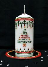 1x Decorated Personalised Henna Mehndi Candles - Wedding, Christmas, Birthdays