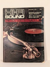 Hi-Fi Sound Magazine December 1971 180 pages Vintage Audio UK Edition