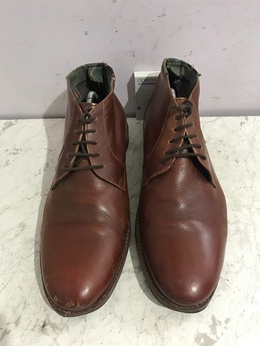 Barbour genuine leather brown