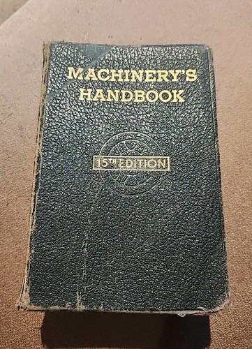 Machinery handbook 15th - handbook,