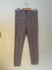 Black and white skinny plaid