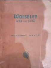 Wolseley 4/44 & 15/50 Saloon