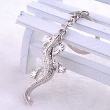Gecko Lizard Silver Metal