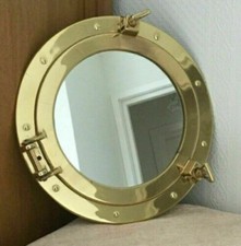 Antique brass finish port hole - finish,