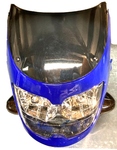 Front mask with headlight - , and