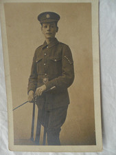 World War 1 SOLDIER Photograph / Postcard