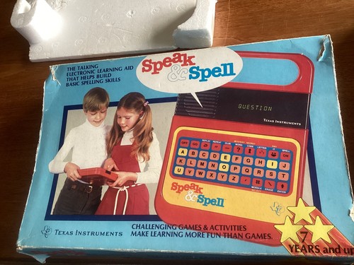 Speak spell including - ‘speak,