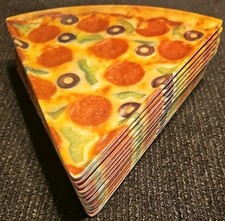 6 Melamine PEPPERONI PIZZA
