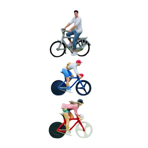 Tiny people model - tiny, bike