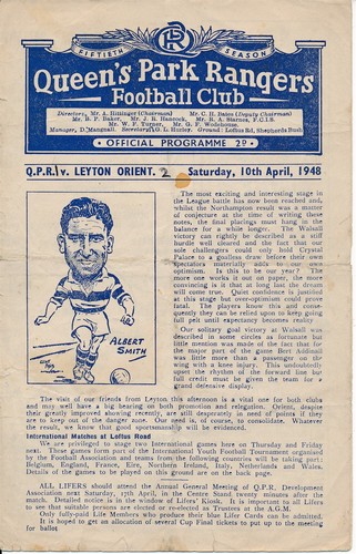 Qpr leyton orient 1947 - v,