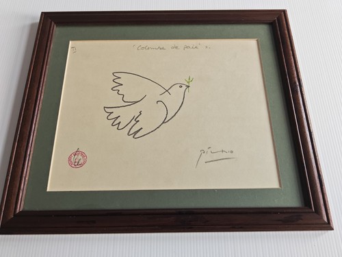 Pablo picasso dove peace - picasso, of