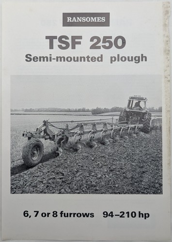 Original ransomes tsf 250 - original, semi