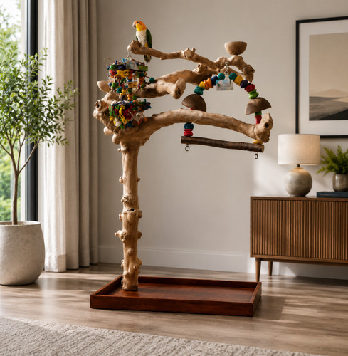 Large java tree parrot - large,