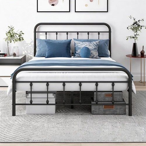 Double bed frame with storage - double,