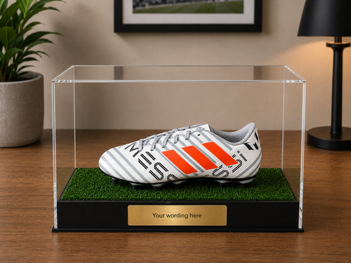 Football boot display - display, case