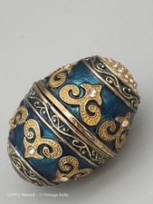 DECORATIVE ENAMEL EGG Dark