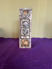 Troika Cylinder Vase. Height 22cm. Signed Teo Bernatowitz. Excellent Condition