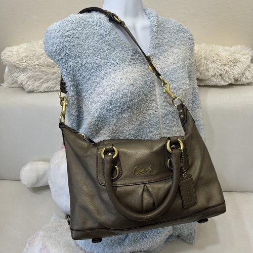Coach ashley metallic bronze - coach,