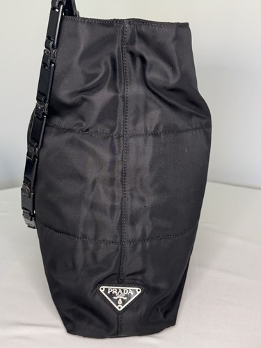 Prada nylon black logo - prada,
