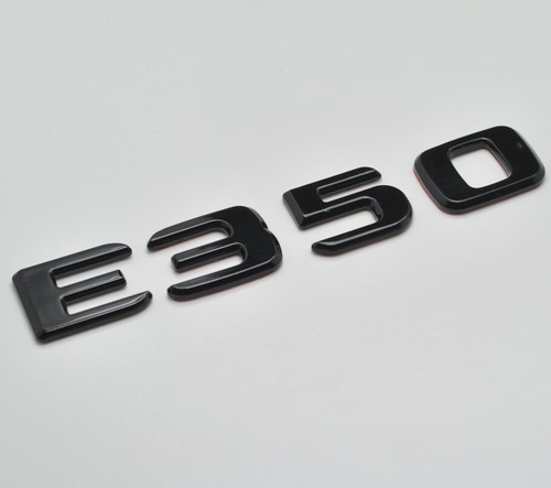 Gloss black e350 car - black, letter