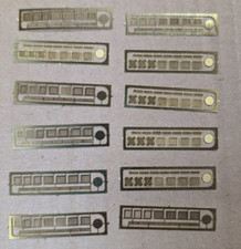 12 x ETCHED BRASS DRAIN COVERS MANHOLES 2MM N GAUGE PLATFORM ACCESSORIES