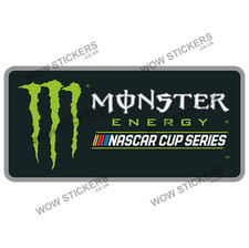 Monster Energy Nascar sticker 210x100mm car mancave van laptop motorhome decal