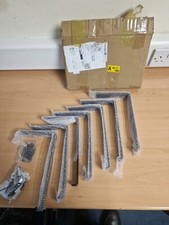 7 X Shelf Brackets Rustic Heavy Duty Industrial Scaffold Board