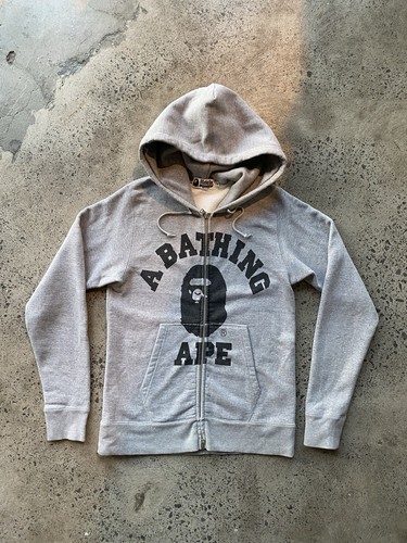 Bape college full zip hoodie - full, a