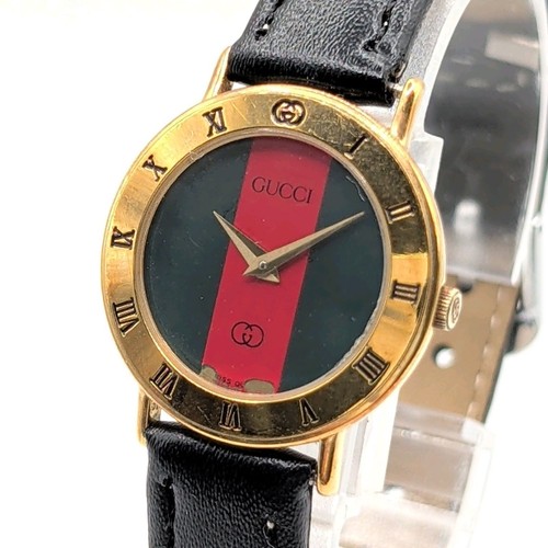 Gucci 3000m web stripe watch - web,