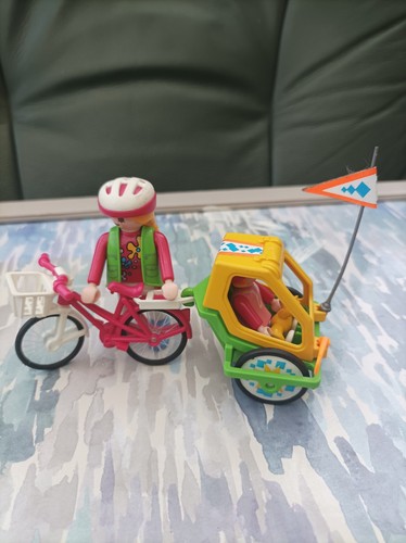 Playmobil women with bicycle - women,