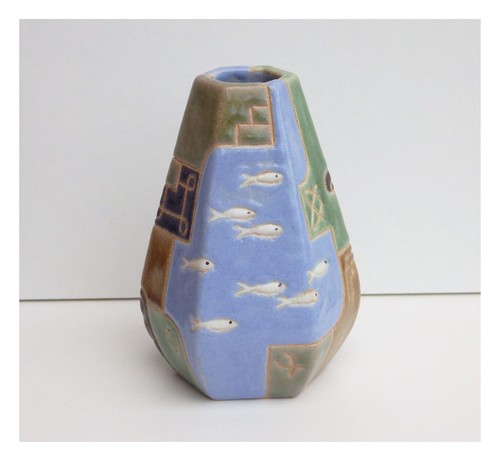 Decorative ceramic hexagonal