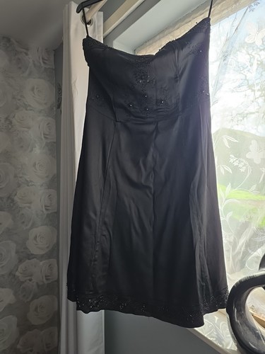 Black strapless dress with - strapless,