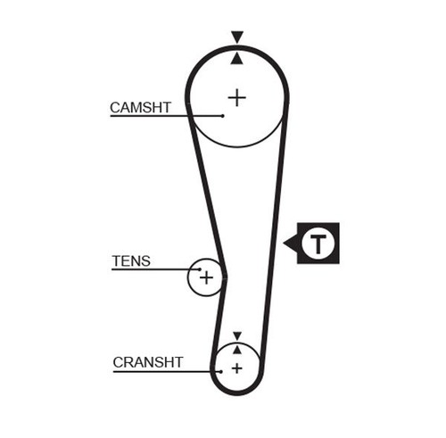 Gates timing belt cambelt - gates,