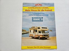 VOLKSWAGEN T3 KARMANN MOBIL CAMPER VAN MOTORHOME SALES BROCHURE 1980'S GERMAN