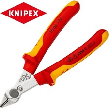 Knipex VDE Side Cutting Pliers Ultra Fine Cutting Insulated Super Knips 7806125 