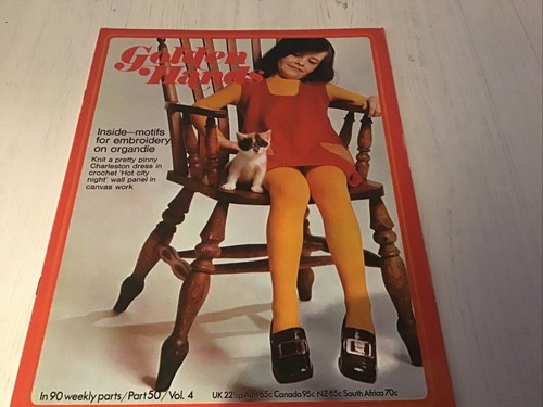 Golden hands vintage magazine - hands,
