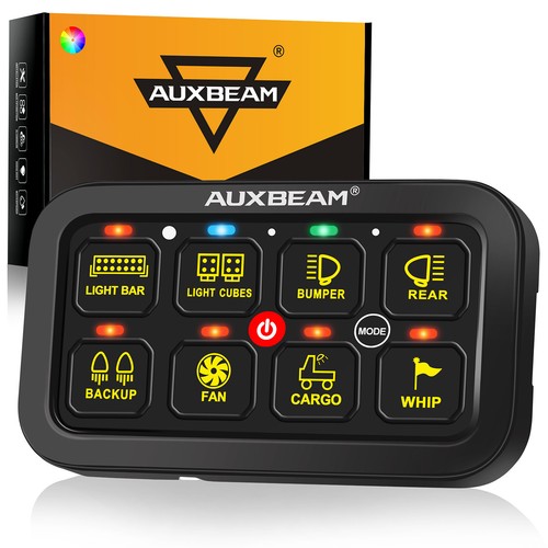 Auxbeam rgb gang switch - gang,