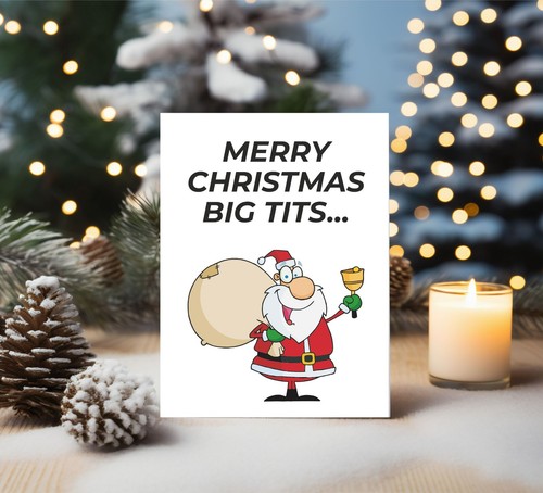 Funny christmas card - funny, best